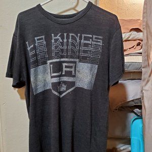 LA Kings NHL Medium Mens 3 Four Grey T Shirt